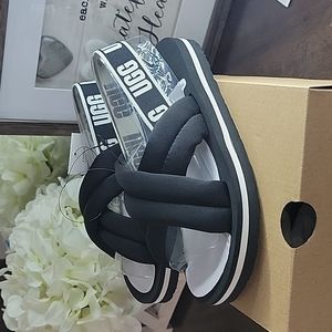 COPY - Girls ugg logo sandles